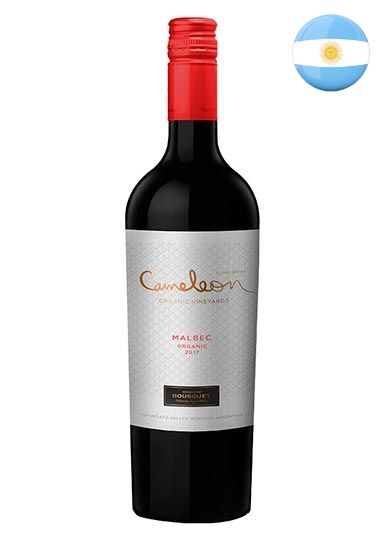 Cameleón Premium Malbec 2022 con Certificación Orgánica y Vegano.
