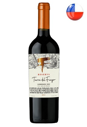 Tierra del Fuego Reserva Carmenere 2021.