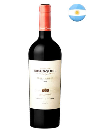 Domaine Bousquet Gran Malbec 2019 con Certificación Orgánica y Vegano, producción limitada, botella numerada.